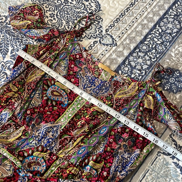 Cold Shoulder Maxi Dress, EUC - Picture 7 of 11